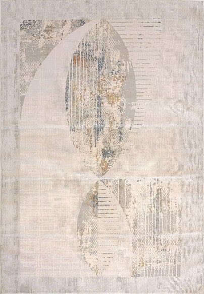 Dynamic Rugs ELIXIR 5173-897 Taupe and Grey and Navy and Gold